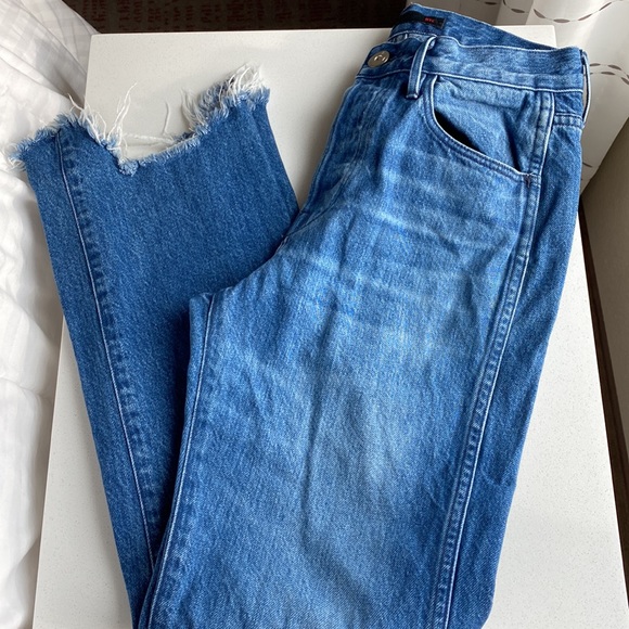 3x1 Women's Blue W4 Shelter Austin Crop Jeans - Picture 12 of 16